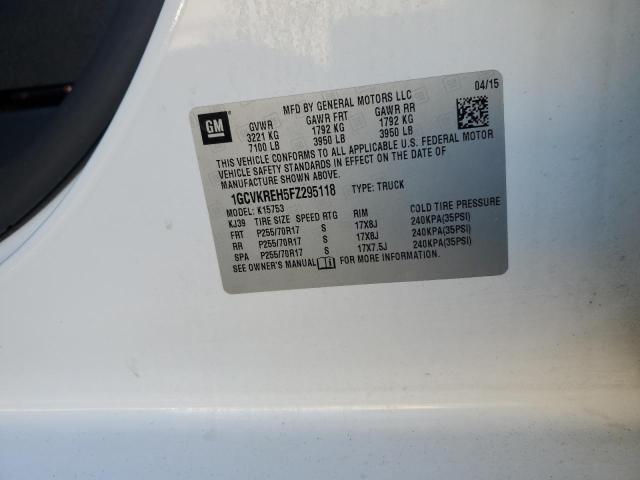 2015 CHEVROLET SILVERADO 1GCVKREH5FZ295118