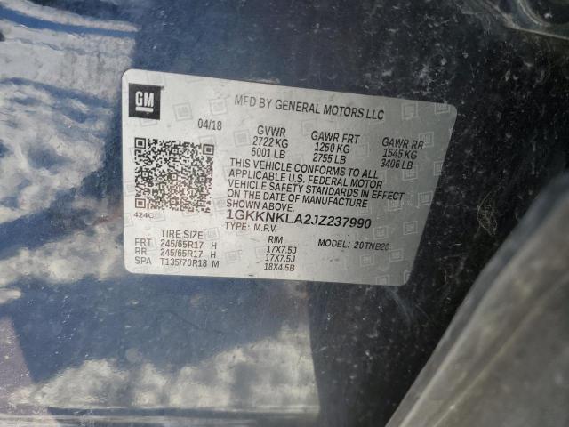 2018 GMC ACADIA SLE - 1GKKNKLA2JZ237990