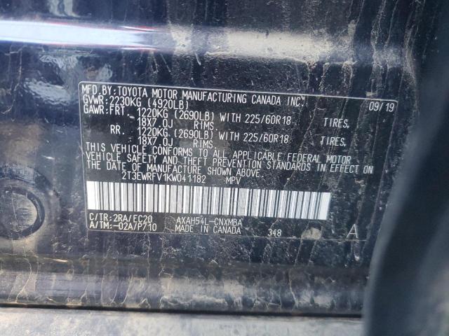 2019 TOYOTA RAV4 XSE - 2T3EWRFV1KW041182