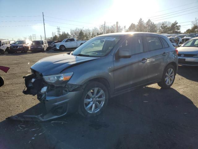 MITSUBISHI OUTLANDER 2015 silver  gas 4A4AP3AU9FE008704 photo #1