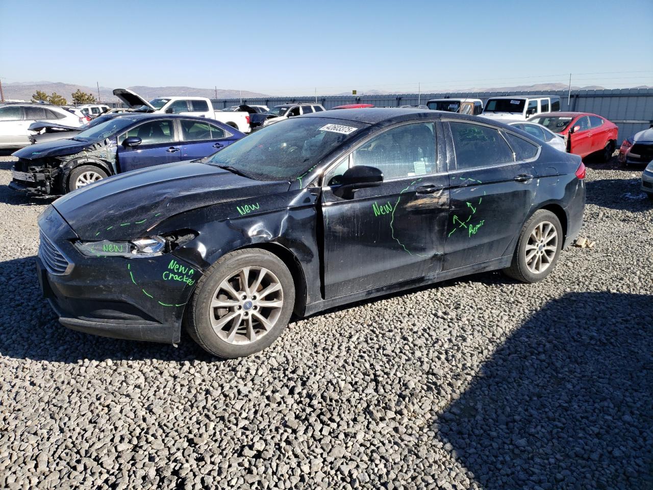 3FA6P0H74HR207600 FORD FUSION SE 2017