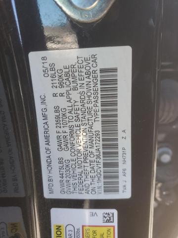 2018 HONDA ACCORD SPO - 1HGCV1F36JA172293