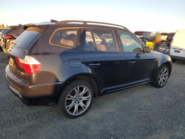 BMW X3 3.0SI 2007 black  gas WBXPC93447WF27769 photo #4