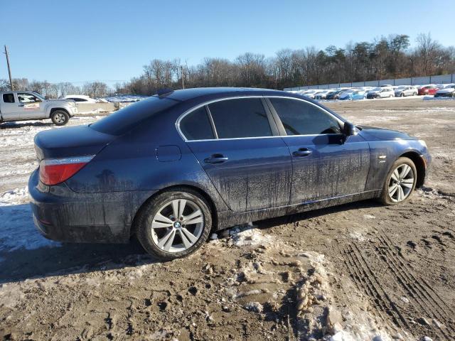 BMW 528 XI 2010 blue  gas WBANV1C55AC444590 photo #4