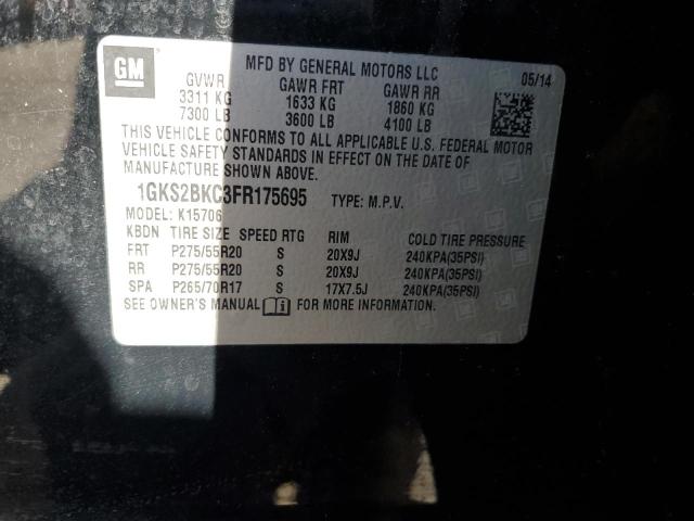 2015 GMC YUKON SLT - 1GKS2BKC3FR175695