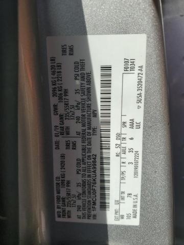 2019 FORD ESCAPE S - 1FMCU0F76KUA99842