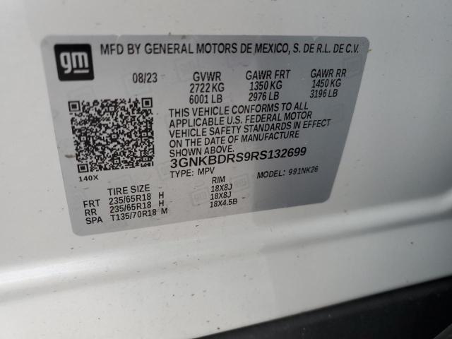 2024 CHEVROLET BLAZER 3LT - 3GNKBDRS9RS132699