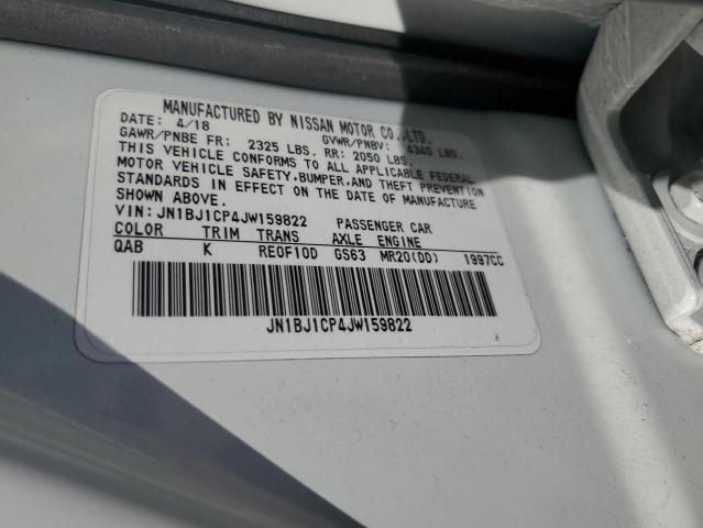 2018 NISSAN ROGUE SPOR - JN1BJ1CP4JW159822