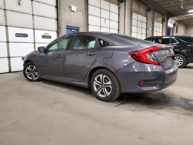 HONDA CIVIC LX 2017 gray sedan 4d gas 19XFC2F55HE023745 photo #3