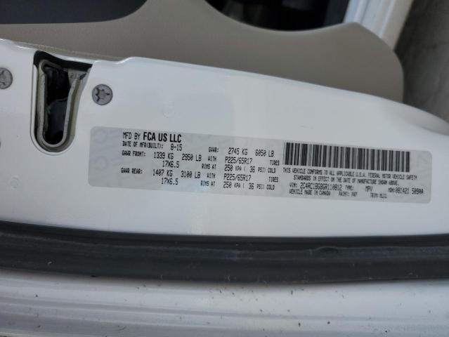 2016 CHRYSLER TOWN & COU 2C4RC1BG8GR110812