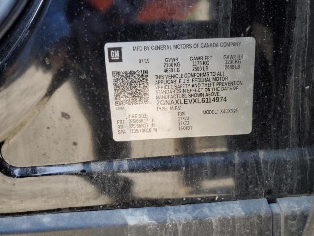 2020 CHEVROLET EQUINOX LT - 2GNAXUEVXL6114974