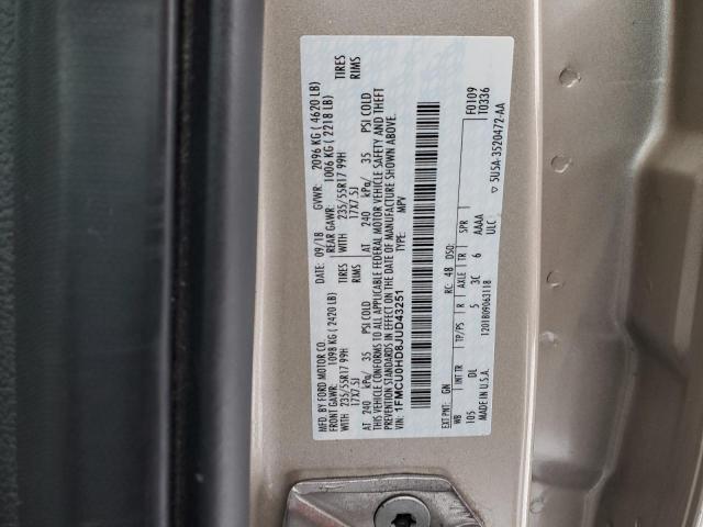 2018 FORD ESCAPE SEL - 1FMCU0HD8JUD43251