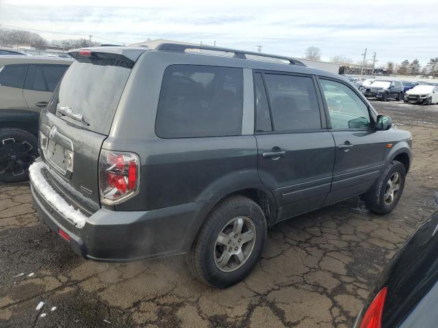 HONDA PILOT EXL 2007 gray  gas 2HKYF18627H514686 photo #4