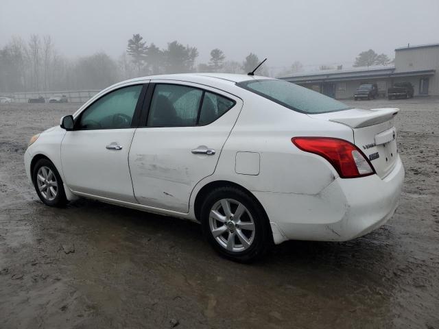 NISSAN VERSA S 2014 white  gas 3N1CN7AP6EL823810 photo #3