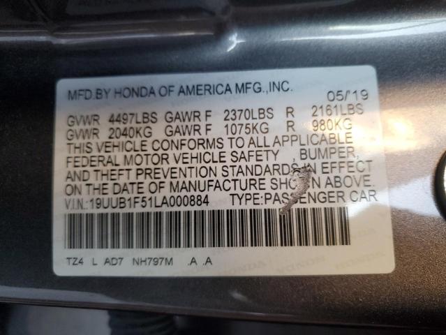 2020 ACURA TLX TECHNO 19UUB1F51LA000884