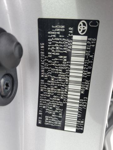 2021 TOYOTA COROLLA LE - 5YFEPMAE4MP215721