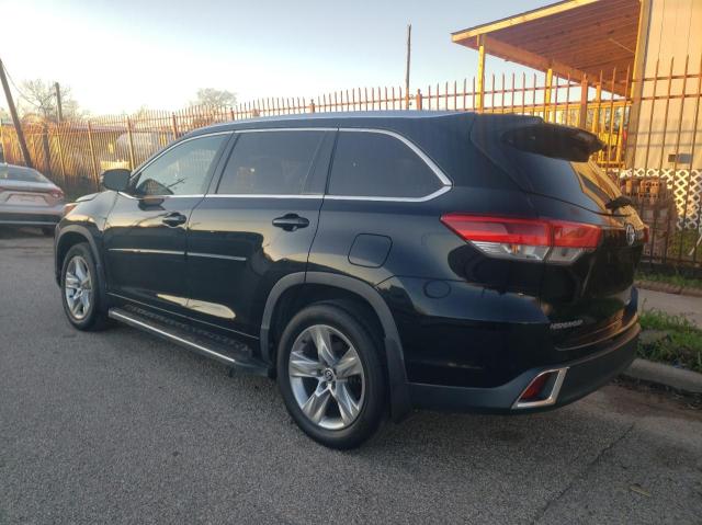 TOYOTA HIGHLANDER 2019 black  gas 5TDDZRFH2KS966004 photo #4