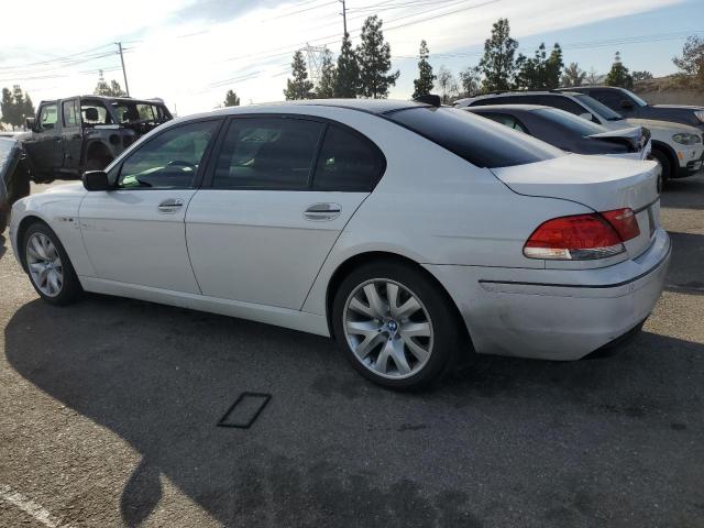 BMW 750 LI 2006 white  gas WBAHN83586DT38299 photo #3