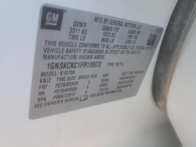2015 CHEVROLET TAHOE K150 - 1GNSKCKC1FR100972
