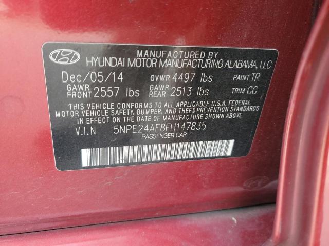 2015 HYUNDAI SONATA SE - 5NPE24AF8FH147835