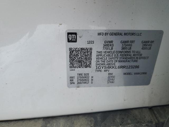 2024 CADILLAC ESCALADE 1GYS4KKL6RR123286