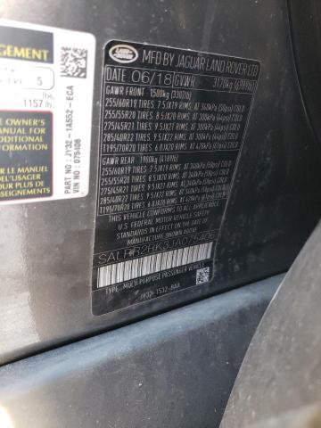 2018 LAND ROVER DISCOVERY - SALRR2RK3JA075406