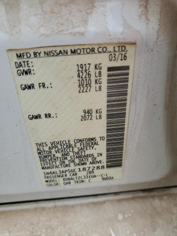 2016 NISSAN ALTIMA 2.5 - 1N4AL3AP5GC187288