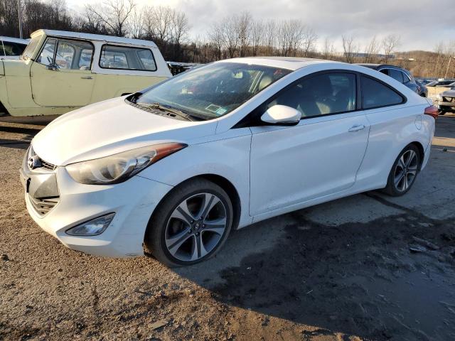 HYUNDAI ELANTRA CO 2013 white coupe gas KMHDH6AE1DU009579 photo #1