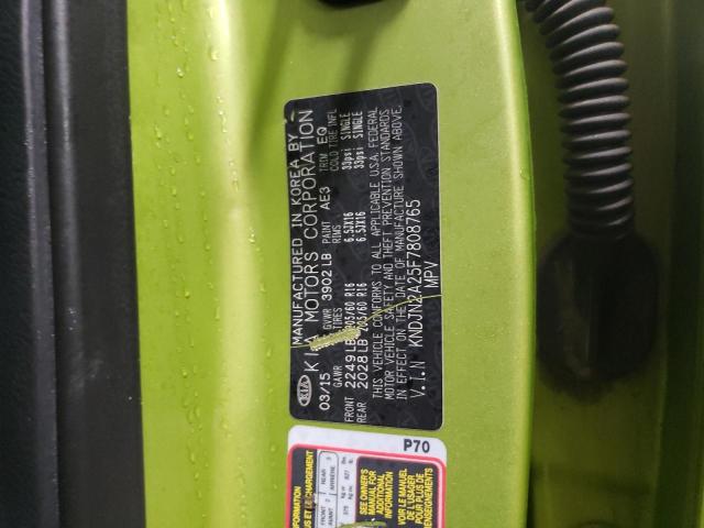 2015 KIA SOUL - KNDJN2A25F7808765