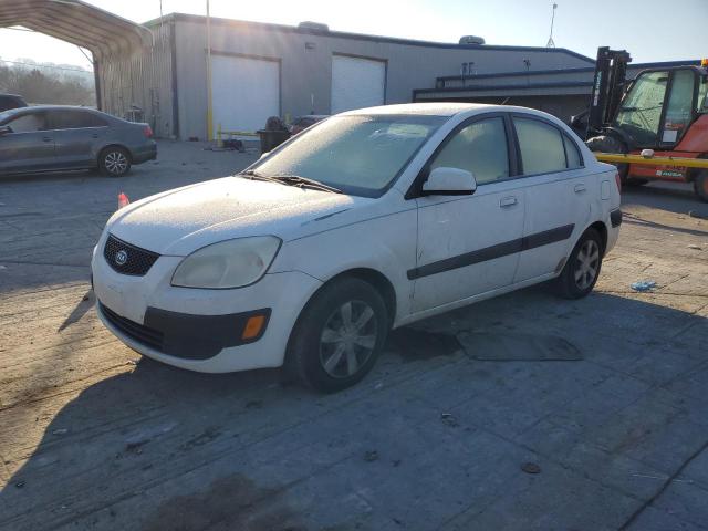 KIA RIO 2006 white sedan 4d gas KNADE123366070174 photo #1