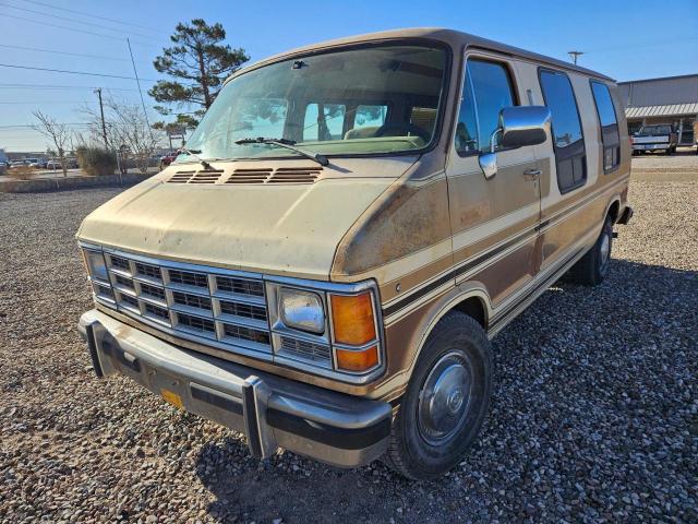 DODGE RAM VAN B2 1987 maroon cutaway gas 2B6HB23W5HK207748 photo #3