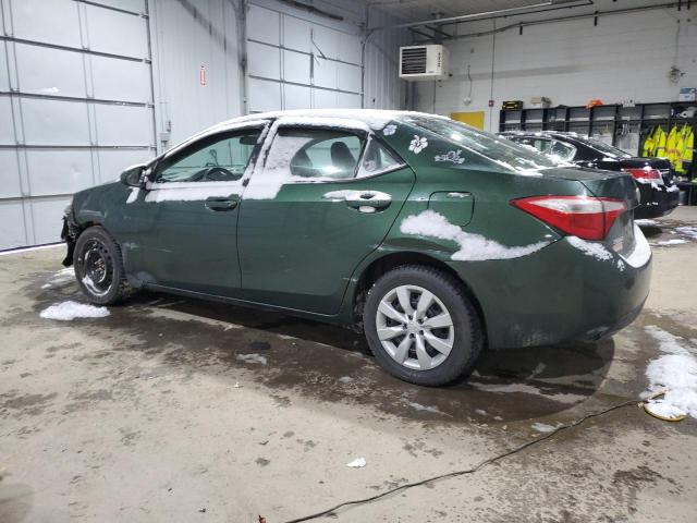 TOYOTA COROLLA L 2016 green sedan 4d gas 2T1BURHEXGC623918 photo #3