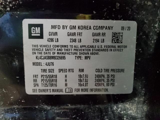 2021 BUICK ENCORE PRE - KL4CJASB8MB326695