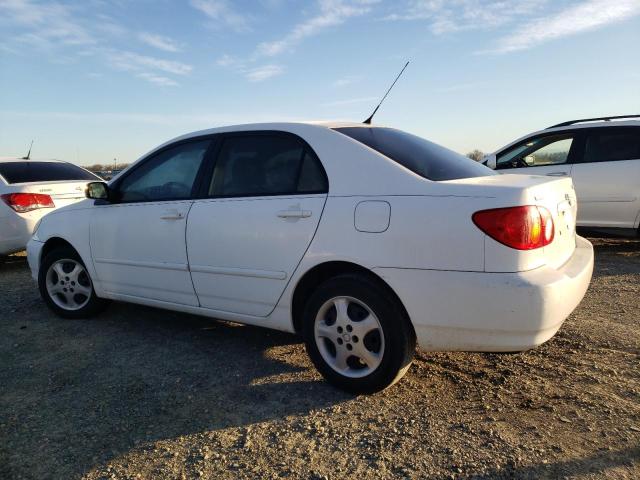 TOYOTA COROLLA CE 2004 white  gas JTDBR32E042019117 photo #3