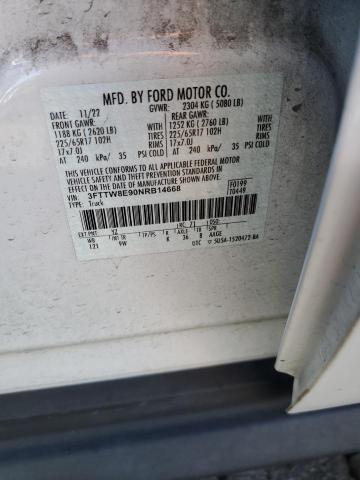 2022 FORD MAVERICK X - 3FTTW8E90NRB14668