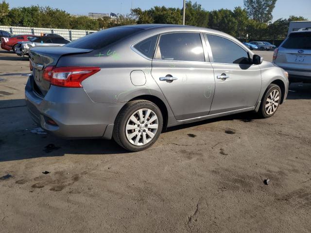 NISSAN SENTRA S 2017 gray  gas 3N1AB7AP0HY253410 photo #4