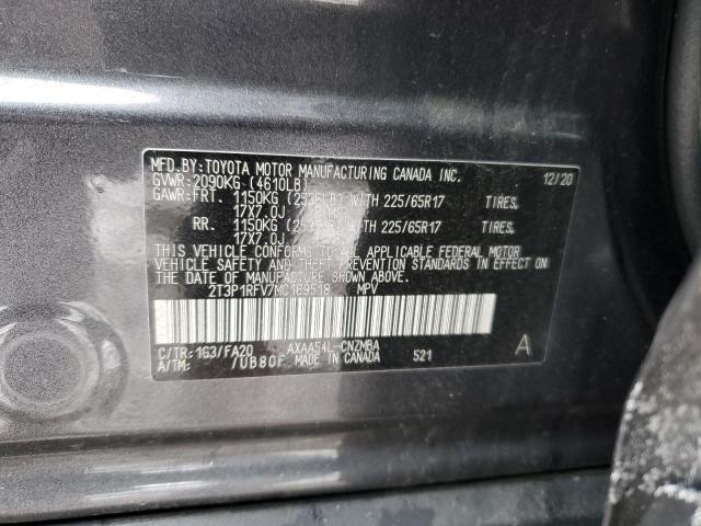 2021 TOYOTA RAV4 XLE - 2T3P1RFV7MC169518
