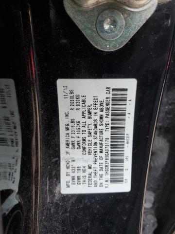 2016 HONDA ACCORD EXL - 1HGCR2F85GA075178