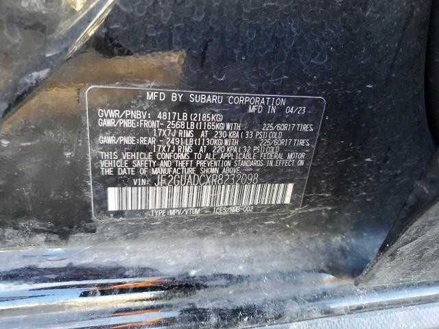 2024 SUBARU CROSSTREK - JF2GUADCXR8232098