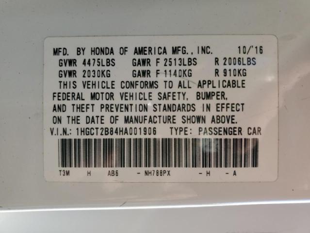 2017 HONDA ACCORD EXL - 1HGCT2B84HA001906