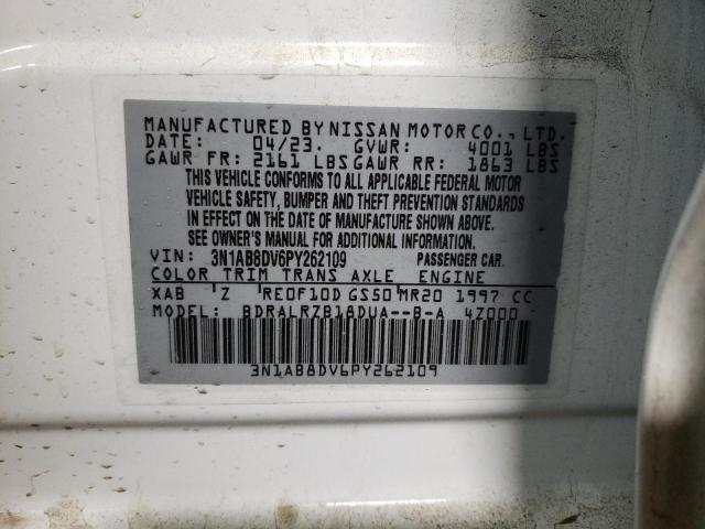 2023 NISSAN SENTRA SR - 3N1AB8DV6PY262109