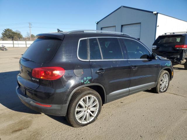 VOLKSWAGEN TIGUAN S 2012 black  gas WVGAV7AX9CW503646 photo #4