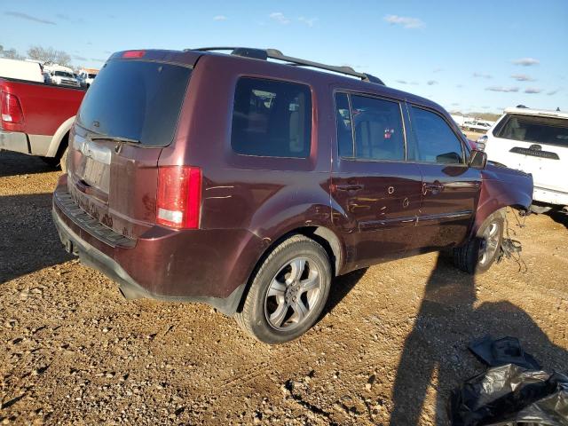 HONDA PILOT EX 2014 burgundy  gas 5FNYF3H4XEB018296 photo #4