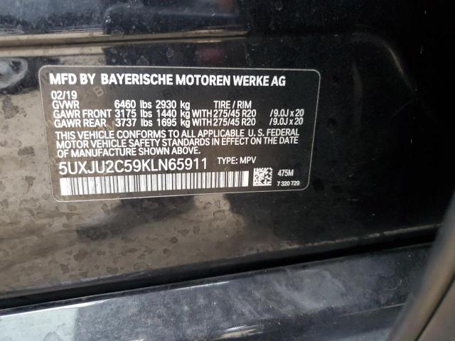 2019 BMW X5 XDRIVE5 - 5UXJU2C59KLN65911