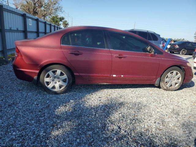 HONDA CIVIC LX 2006 burgundy sedan 4d gas 1HGFA16536L130394 photo #4