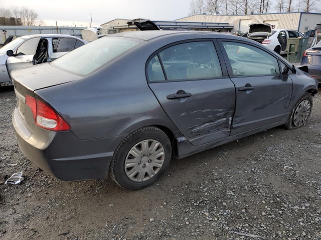 HONDA CIVIC VP 2011 gray sedan 4d gas 2HGFA1F31BH528001 photo #4