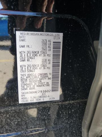 2024 NISSAN PATHFINDER - 5N1DR3BDXRC293602