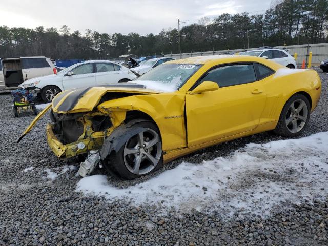 CHEVROLET CAMARO LT 2013 yellow coupe gas 2G1FC1E32D9153512 photo #1