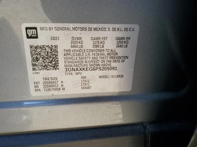 2023 CHEVROLET EQUINOX LT - 3GNAXKEG6PS205091