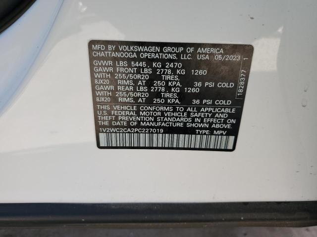 2023 VOLKSWAGEN ATLAS CROS - 1V2WC2CA2PC227019